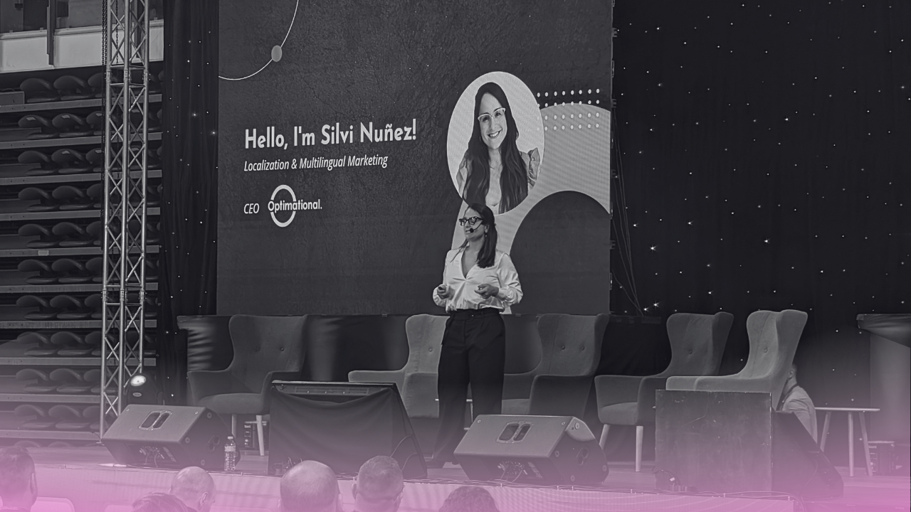 Silvi Nuñez speaking at Balkan eCommerce Summit 2025