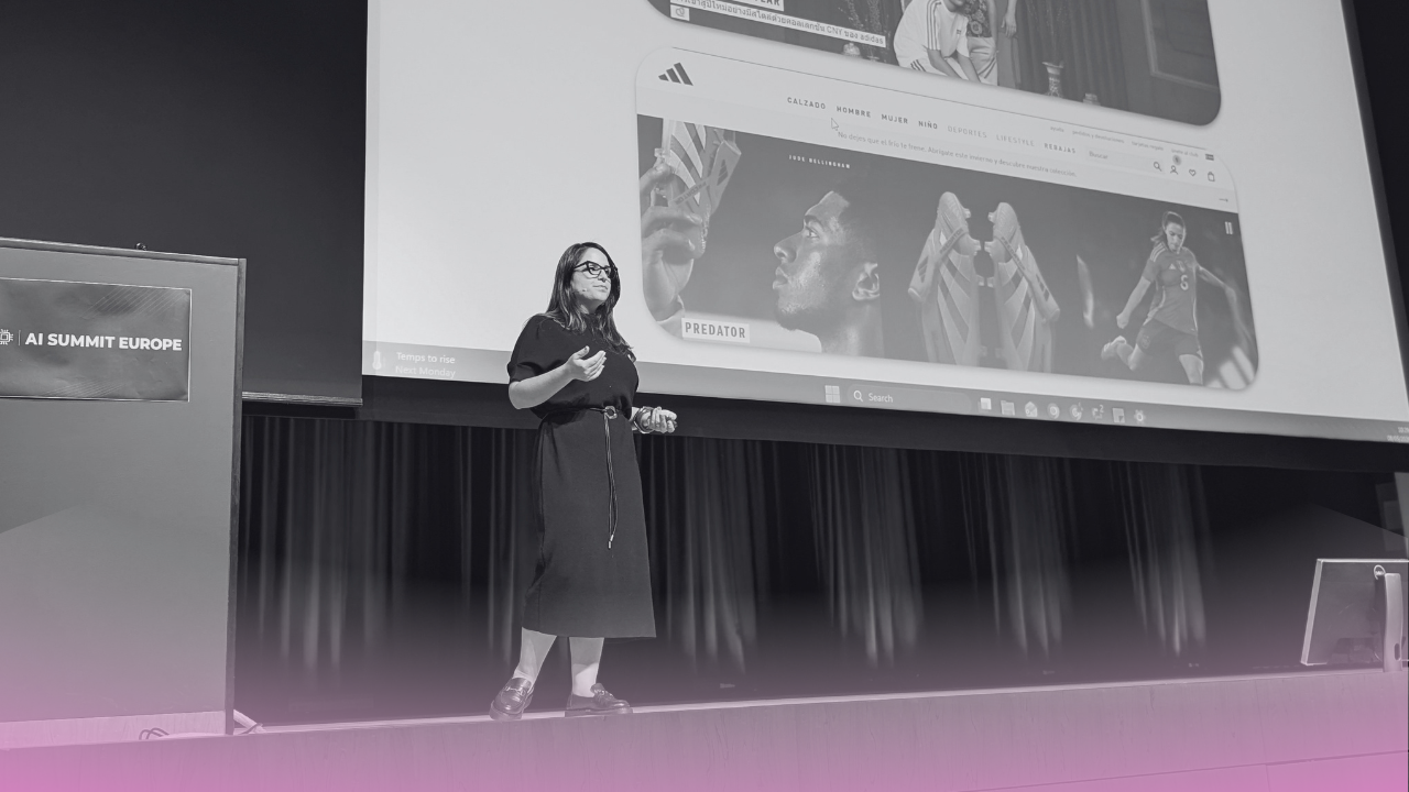 Silvi Nuñez speaking at AI Summit Europe 2026